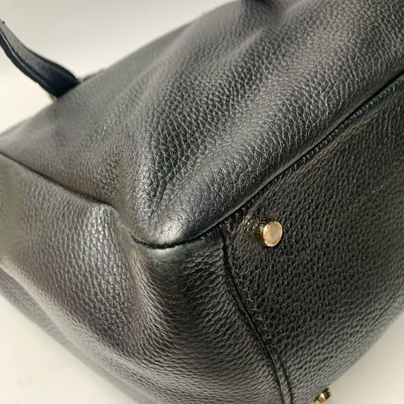 Kate Spade New York Leather Tote Bag Black Large - Picture 6 of 12